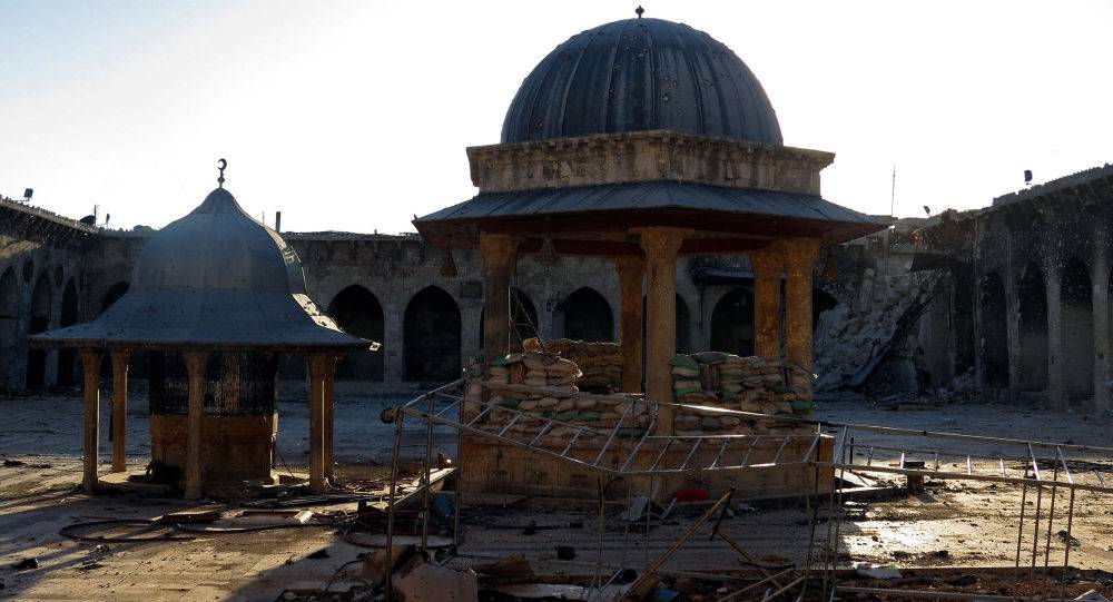 سقوط عدد من قذائف الهاون على محيط الجامع الأموي