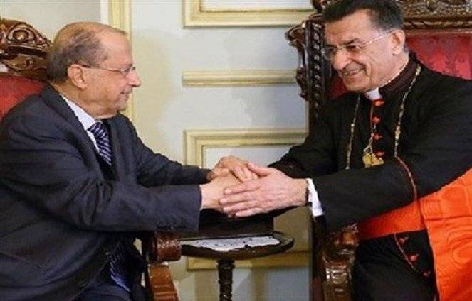 البطريرك الراعي تلقى اتصالا من العماد عون اثنى فيه على مواقفه