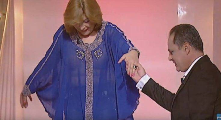 بالصورة هل كانت الفنانة التونسية عارية الصدر ؟ في برنامج تلفزيوني !؟