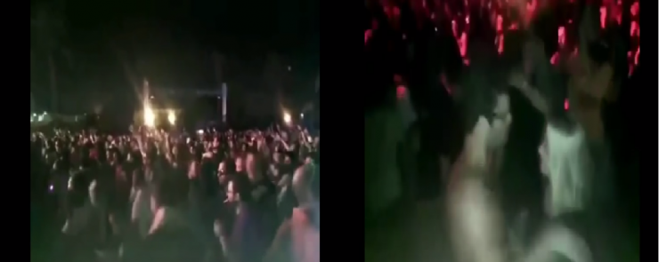فيديو: حفل فاضح في ساحة معبد بمصر