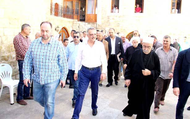 إرسلان بحث وحماده في الأوضاع والتقى وفوداً من مُختلف المناطق