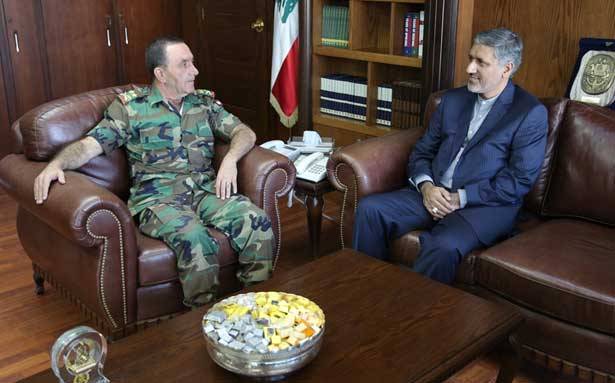 ملاك التقى ايلي عون
والملحق العسكري الإيراني