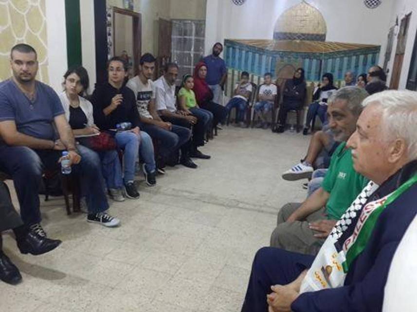 ندوة حول أهمية مقاطعة العدو الصهيوني في "شاتيلا"