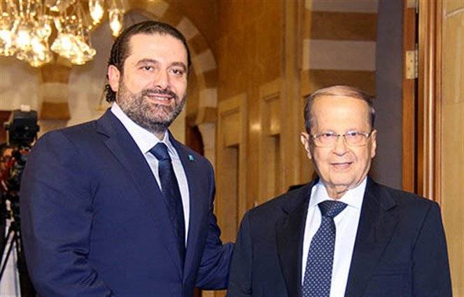 بالصور: لحظة وصول العماد عون الى بيت الوسط