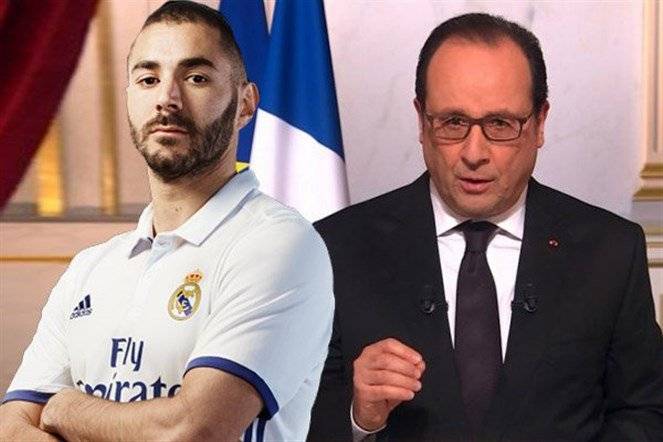 الرئيس الفرنسي اعتبره مثالاً سيئاً للأطفال - بنزيمة يرد على هولاند