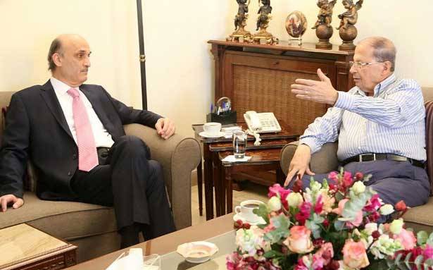 جعجع زار عون والحريري :
سيكون لنا رئيس صنع في لبنان