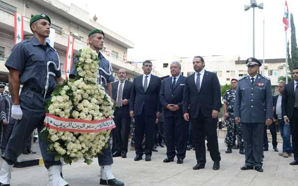 قوى الأمن أحيت ذكرى اللواء الحسن ورفيقه