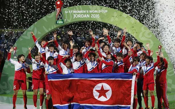 كأس العالم للناشئات في كرة القدم : كوريا الشمالية تحرز اللقب بضربات الترجيح
