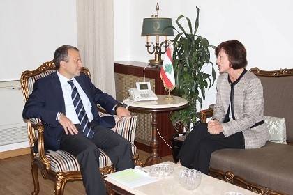 باسيل بحث مستقبل العلاقات الثنائية مع ريتشارد
