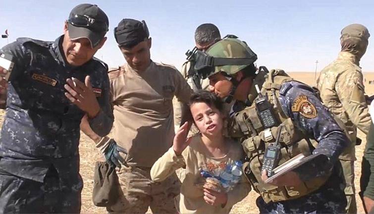 طفلة عراقية تشكر الجيش على تحريرها من "داعش"