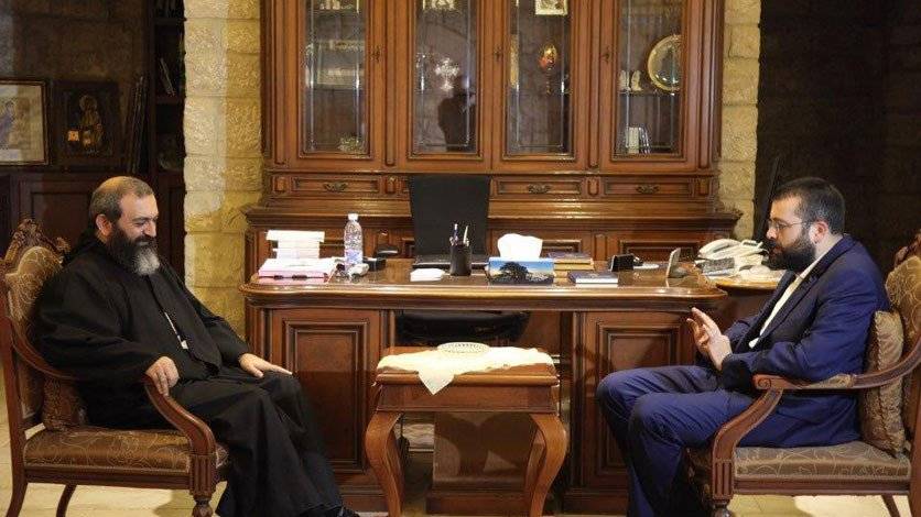 أحمد الحريري التقى رئيس الرهبانية المارونية: لمراكمة الإيجابيات