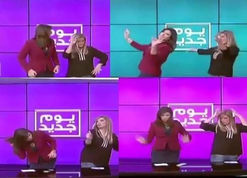 بالفيديو: "بشرة خير" تولّع OTV.. شاهدوا "وصلة رقص" مذيعتين