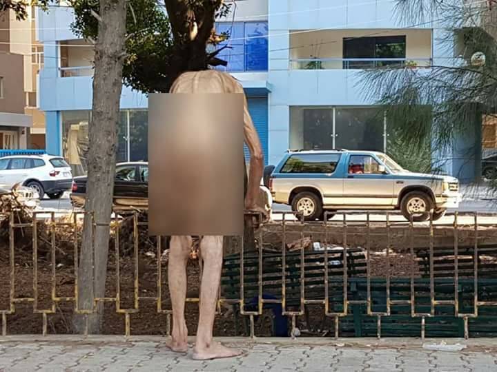 بالصور المأساوية.. عجوز عار في طرابلس يهزّ صفحات التواصل وهكذا كشف مصيره