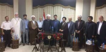 غندور خلال استقباله وفد علمائي ايراني: ايران هي ملجأ وملاذ للمسلمين