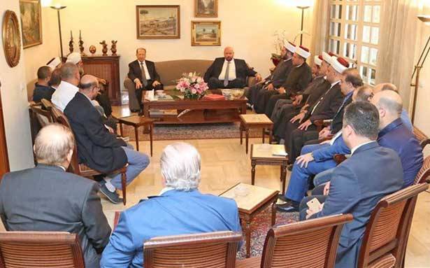 عون استقبل وفداً من مشايخ طرابلس