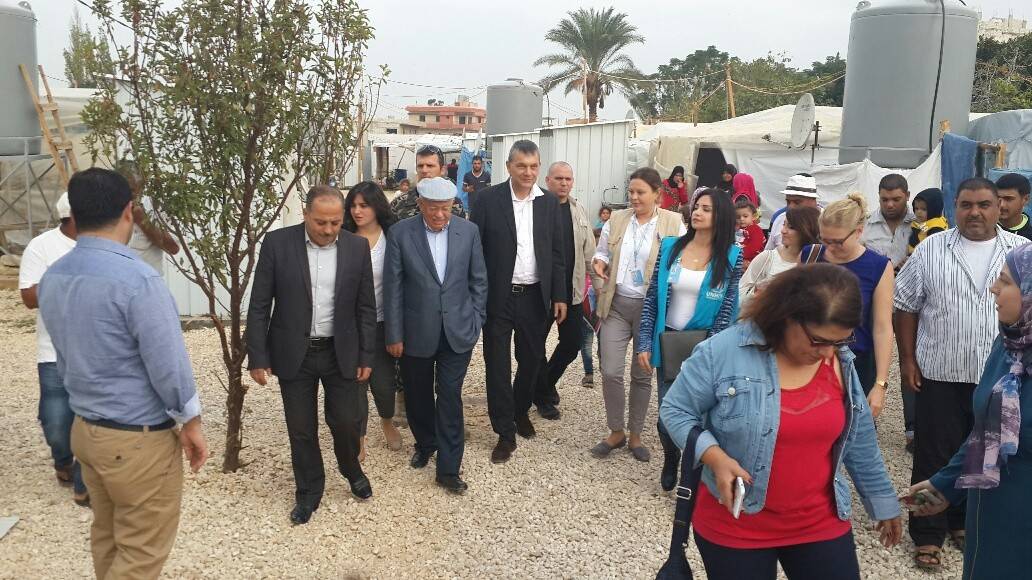 درباس ولازاريني تفقدا أوضاع النازحين في عكار
