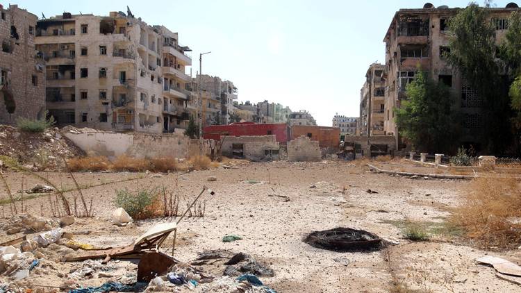 حميميم: مقتل 15 شخصا بقصف المسلحين على أحياء سكنية في حلب