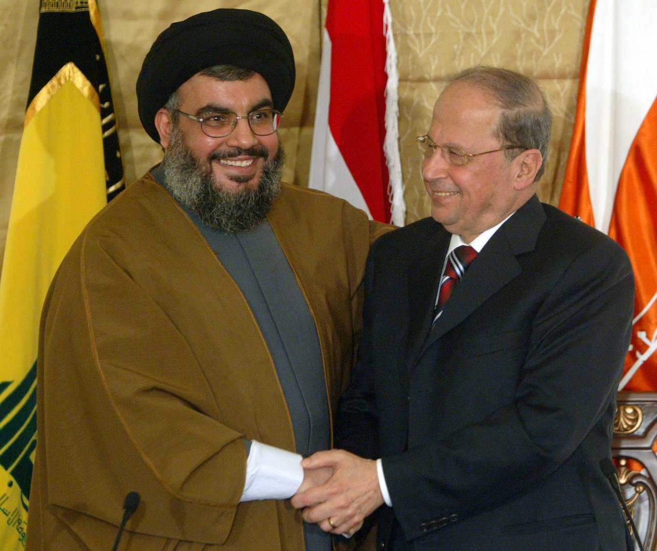 السيد نصرالله اتصل بعون مهنئا