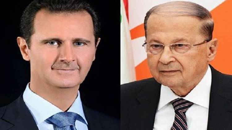 الأسد يهاتف عون مهنئا بانتخابه رئيسا للبنان