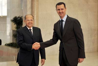 هذا ما نقله الوزير السوري من الأسد الى عون!