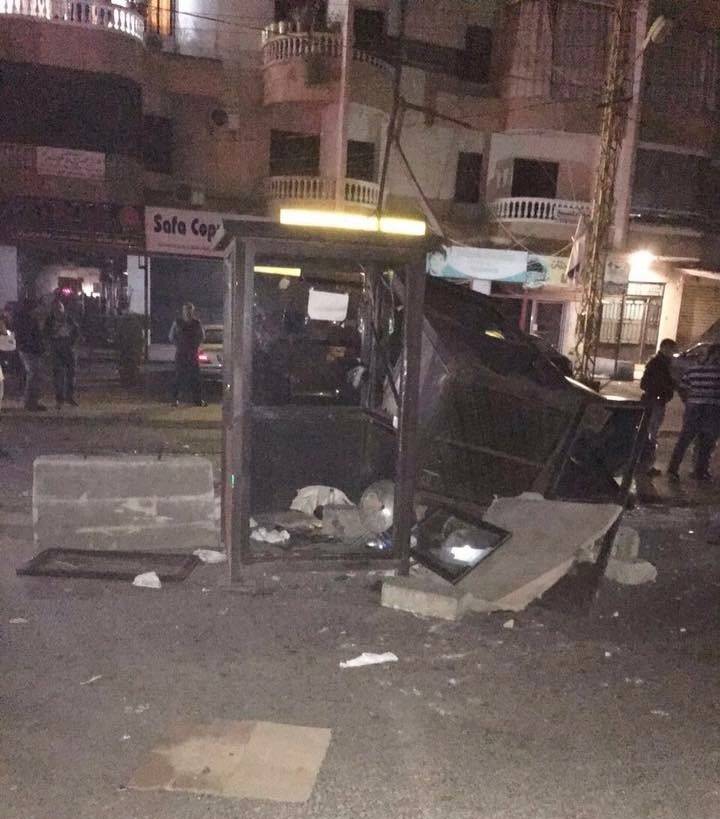اصابة عنصرين من قوى الامن في حادث سير عند حاجز في النبطية