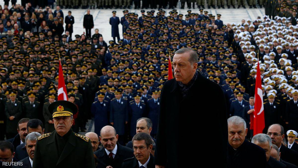 أردوغان: حلب والموصل داخل حدودنا.. 