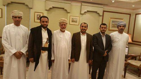 وفد أنصار الله يلتقي مسؤول الشئون الخارجية العماني يوسف بن علوي