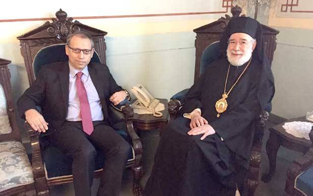 عوده استقبل سفير مصر