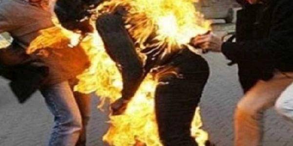 احرقت نفسها في داريا!