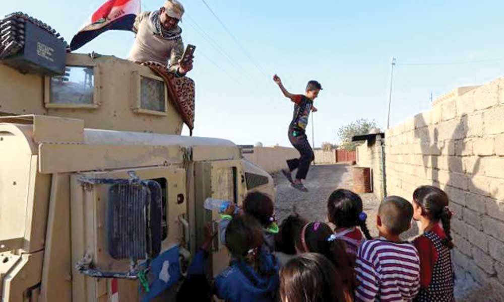 القوات العراقيّة استعادت بلدة النمرود
وحرّرت المحور الجنوبي في نينوى