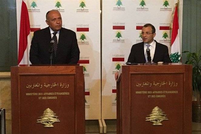 باسيل بعد لقائه نظيره المصري: انتخاب الرئيس بداية ونأمل تشكيل الحكومة قريبا واقرار قانون انتخاب واجراء الانتخابات النيابية