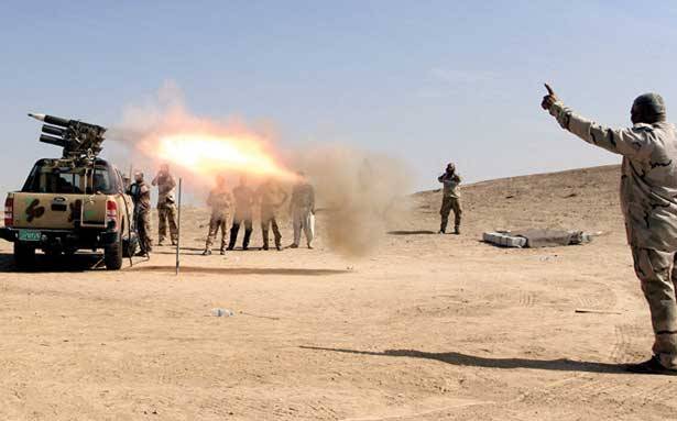 الجيش العراقي على تخوم مطار الموصل
