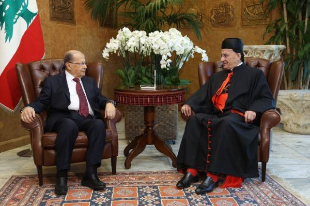الرئيس عون التقى البطريرك الماروني وتسلم اوراق اعتماد 7 سفراء