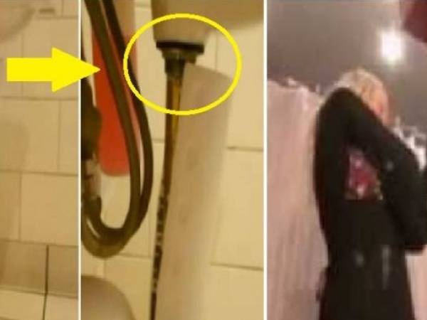 مفاجاة بعد ان وضعت كاميرا في الحمام بعدما لاحظت تأخر ابنتها