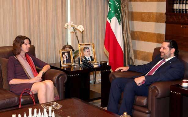 زارت الحريري وجعجع في زيارة وداعيّة
سـفيرة هولندا : لإعلان
تشكيل الحكومة بأقرب وقت