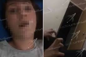 فيديو: 'روح شريرة' سيطرت على فتاة خلال حديثها عبر الهاتف مع صديقها!