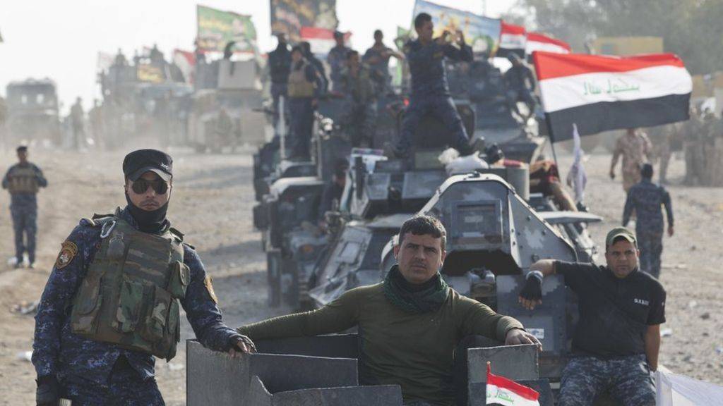 بالفيديو الحشد الشعبي يبدأ هجوما لاقتحام تلعفر