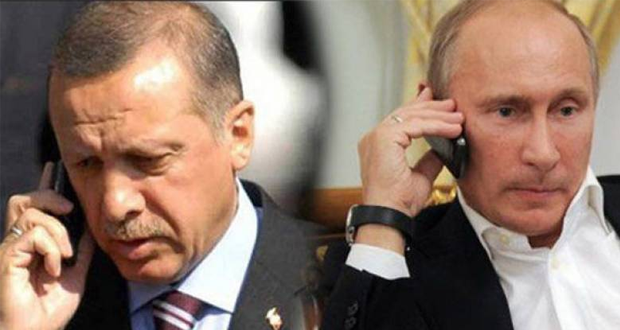 الكرملين: بوتين يبحث مع أردوغان في اتصال هاتفي الأزمة السورية