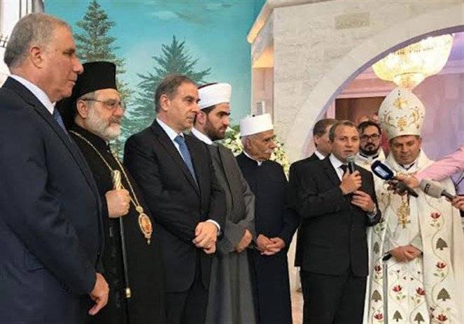 باسيل: لبنان سيبقى ارض الرسالة والعيش المشترك