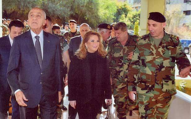 الصلح دشّنت مبنى المفتشيّة العامّة التابعة لوزارة الدفاع