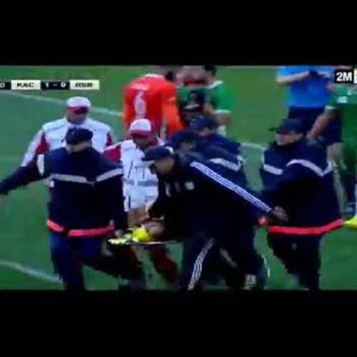فيديو- حارس مغربي يتصدى لركلة جزاء ببراعة ثم يغمى عليه!