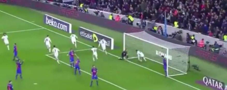 فيديو| هدف راموس «الضربة القاضية» في مرمى برشلونة  بالدقيقة 90