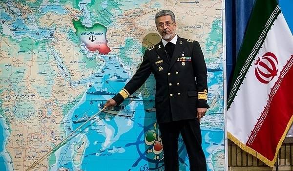 الاميرال سياري: نرصد جميع التحركات بالخليج‌ الفارسي ومضيق هرمز وبحر عمان