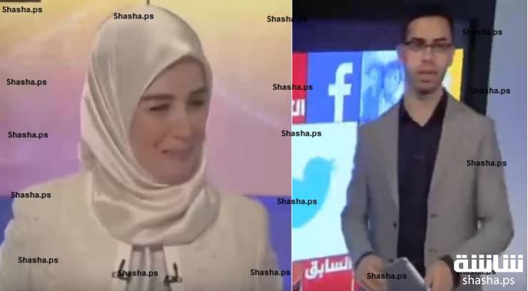 بالفيديو: مذيعة الجزيرة تضع زميلها في مأزق بسؤال محرج جدا على الهواء مباشرة!!
