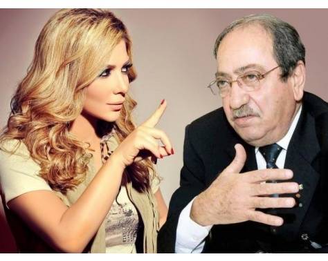 بالصورة- أصالة تعتذر من دريد لحام.. ماذا قالت له؟