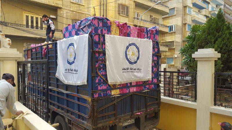 فرش وحرامات لموقوفي سجن القبة ورومية لمناسبة بدء فصل الشتاء