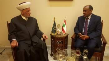 المفتي دريان استقبل في دار الفتوى سفير السودان في لبنان