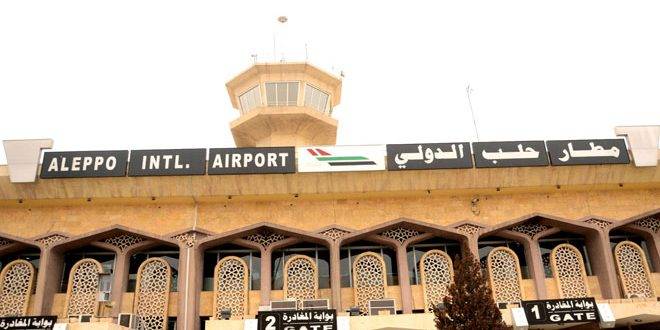 محافظة حلب تبدأ عمليات تأهيل وإصلاح طريق مطار حلب الدولي