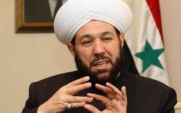 المفتي حسون : الأسد سيزور بعبدا لتهنئة عون