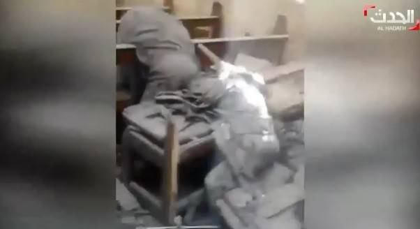 للكبار فقط... فيديو مؤلم لضحايا التفجير في كاتدرائية العباسية في مصر 18+